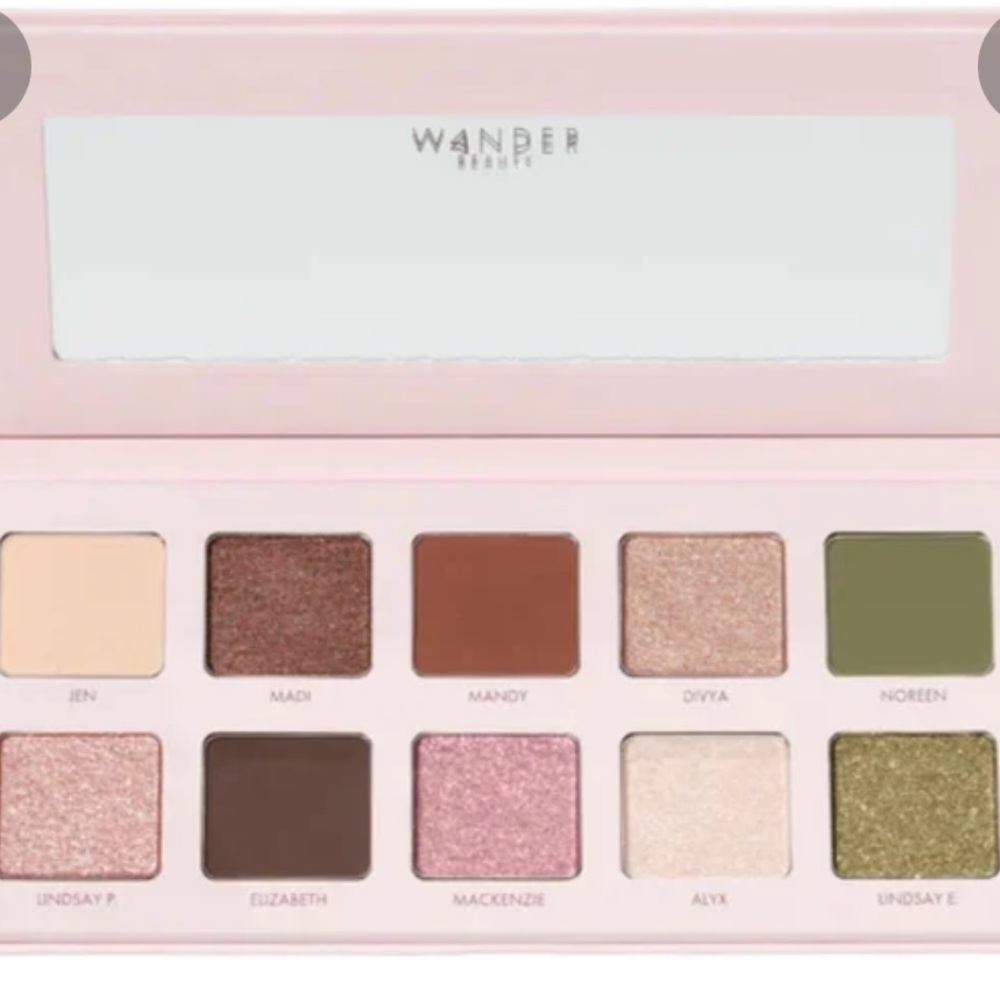 Wander Beauty Trailblazer eyeshadow palette shimmer & matte colors New in box